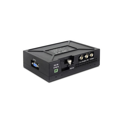 Largura de banda video tática da criptografia 2-8MHz do atraso AES256 do transmissor HDMI CVBS COFDM H.264 dos robôs do EOD baixa