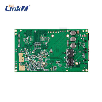Lúpulos táticos da criptografia 96Mbps 10 do módulo 5GHz 1W MIMO AES do OEM do IP MESH Radio 50 nós