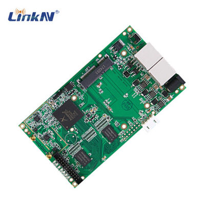Criptografia tática Mini Size do módulo 5GHz 1W MIMO Dual Antennas AES do OEM do IP MESH Radio da economia
