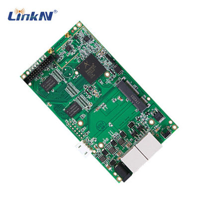 Peso leve tático da C.C. 7V-48V da criptografia do módulo 5GHz 1W MIMO AES do OEM do IP MESH Radio da economia
