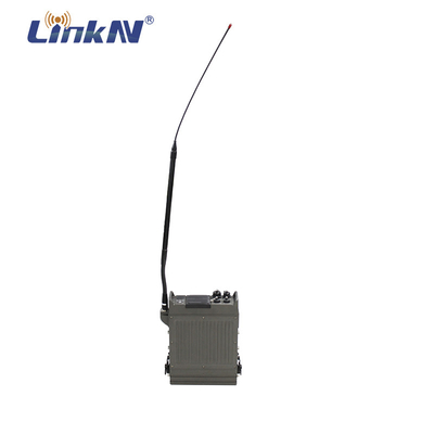Frequência ultraelevada militar IP67 do VHF de MESH Narrowband Portable Base Station 50-70km a pilhas